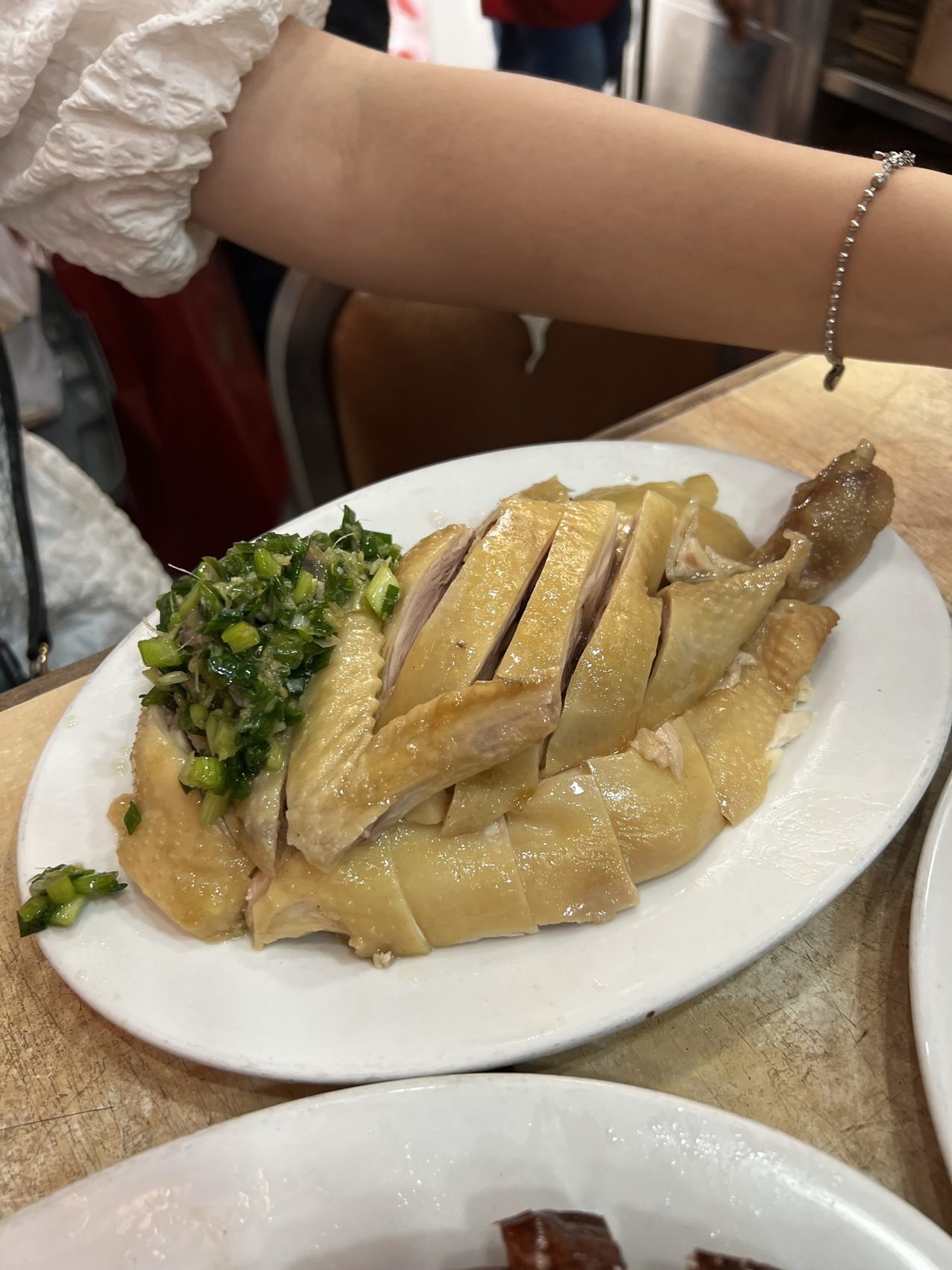 Yat Lok chicken dish with rice